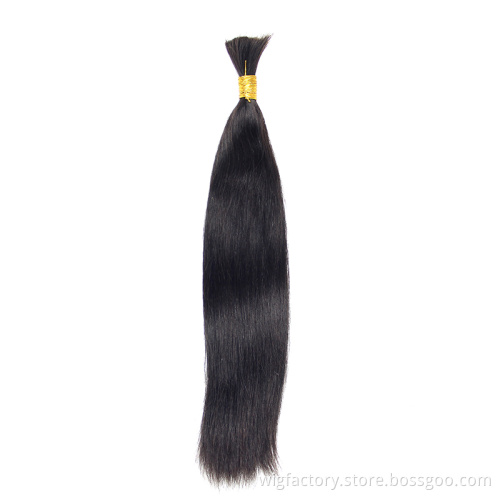 Cuticle Aligned Hair,Wholesale Virgin Human Bulk Hair Vendors, Mink Brazilian Hair Unprocessed 100% Human Hair Bulk